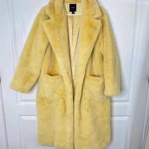 Faux fur coat vintage y2k